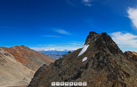 Click on the image to  get a full 360˚ view from the top of the mountain.